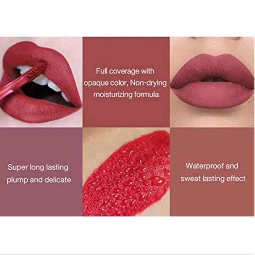 ✨6 Highly Pigmented Matte Liquid Lipstick Kit✨ - Picture 3 of 5